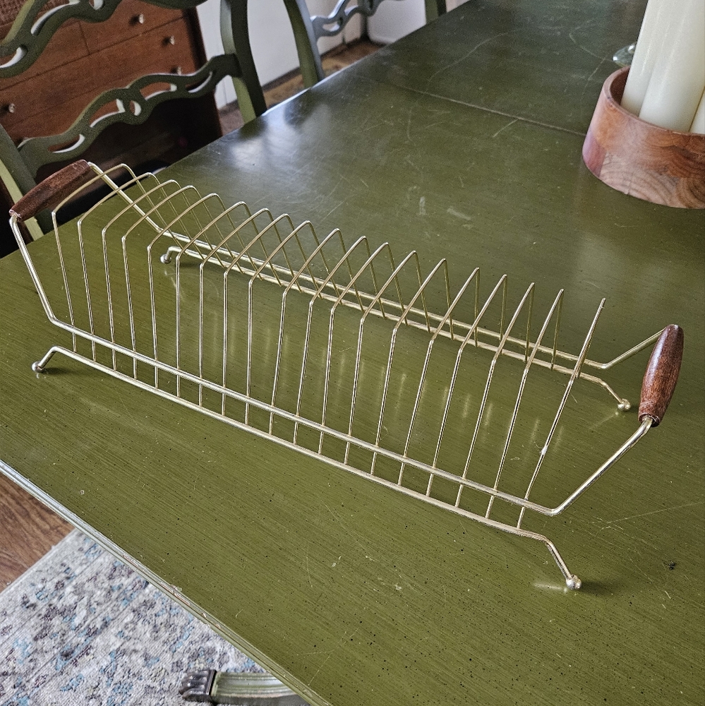 Vintage Record album rack